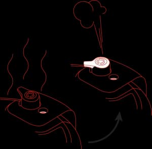 Use a combination of Natural Release and Quick Release. Recipe will instruct you on the timing.