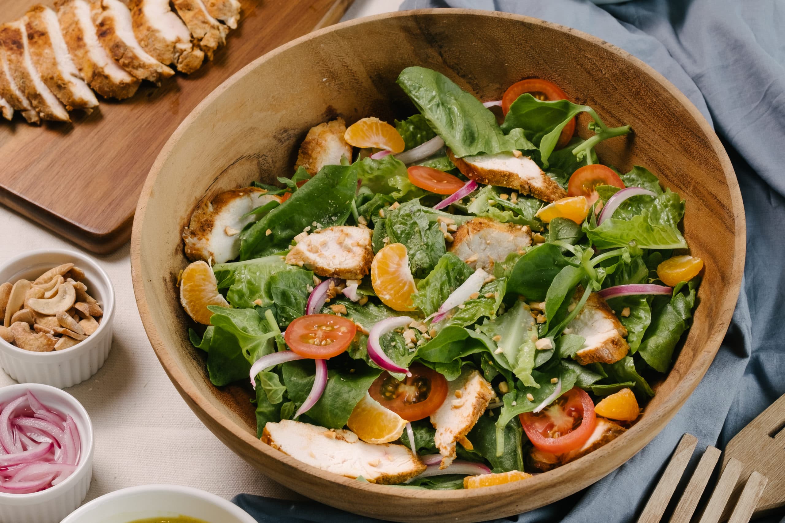 Sous Vide Chicken Curry Salad